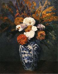 Paul Cezanne Dahlias oil painting image